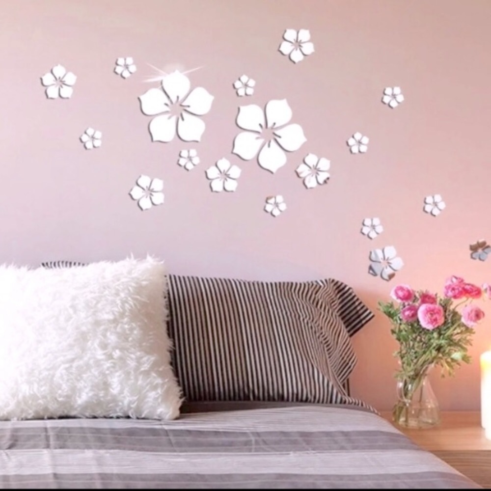 Wall Mirror Sticker Decoration. DIY. NEW